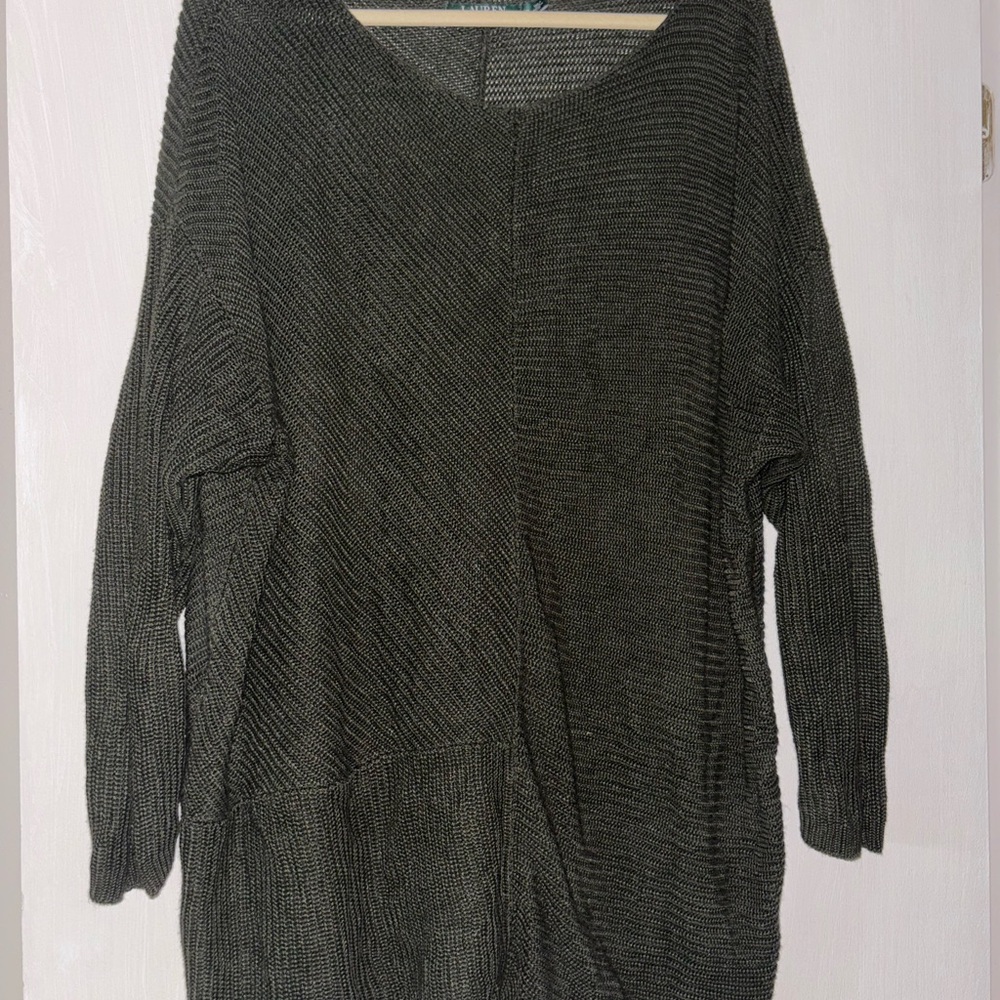 Ralph Lauren Dark Green Crew Neck Sweater